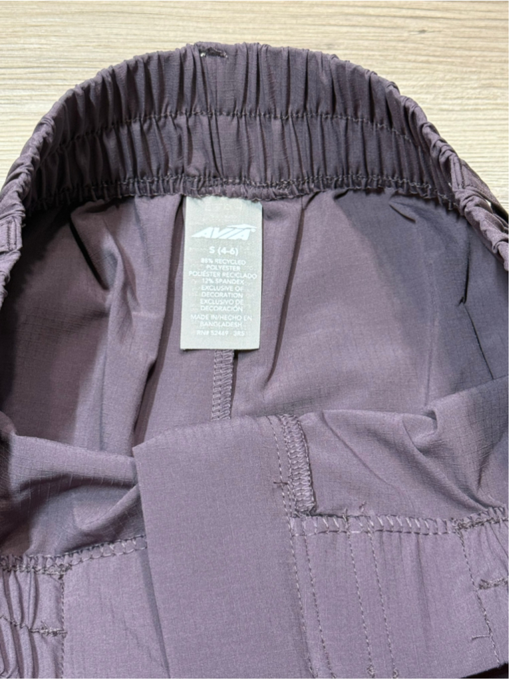 Women's Avia Athletic Shorts Size Small Purple - Picture 7 of 7